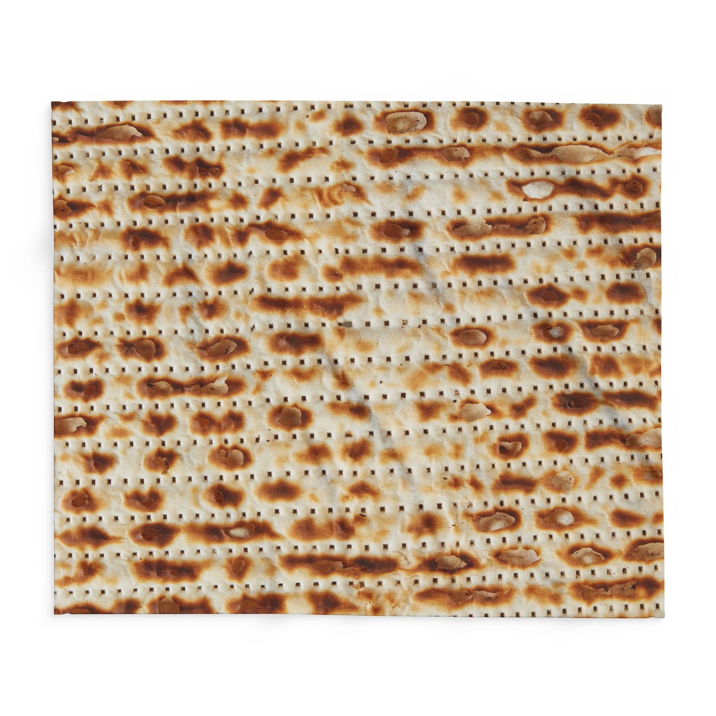 Decke mit humorvollem Matze-Design – perfekt für Pessach