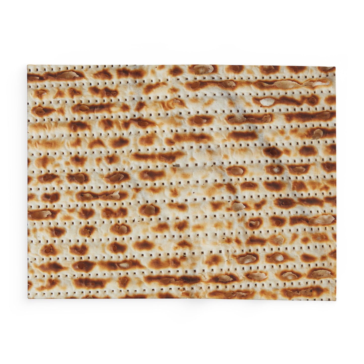 Decke mit humorvollem Matze-Design – perfekt für Pessach