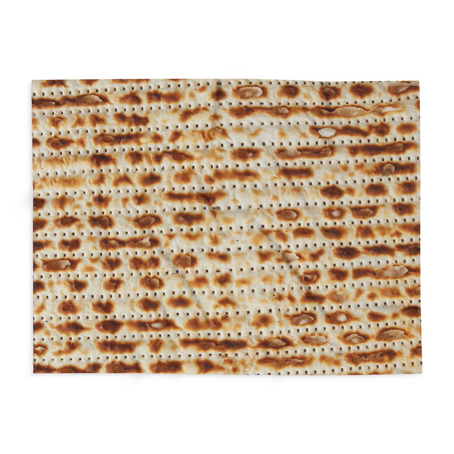 Decke mit humorvollem Matze-Design – perfekt für Pessach