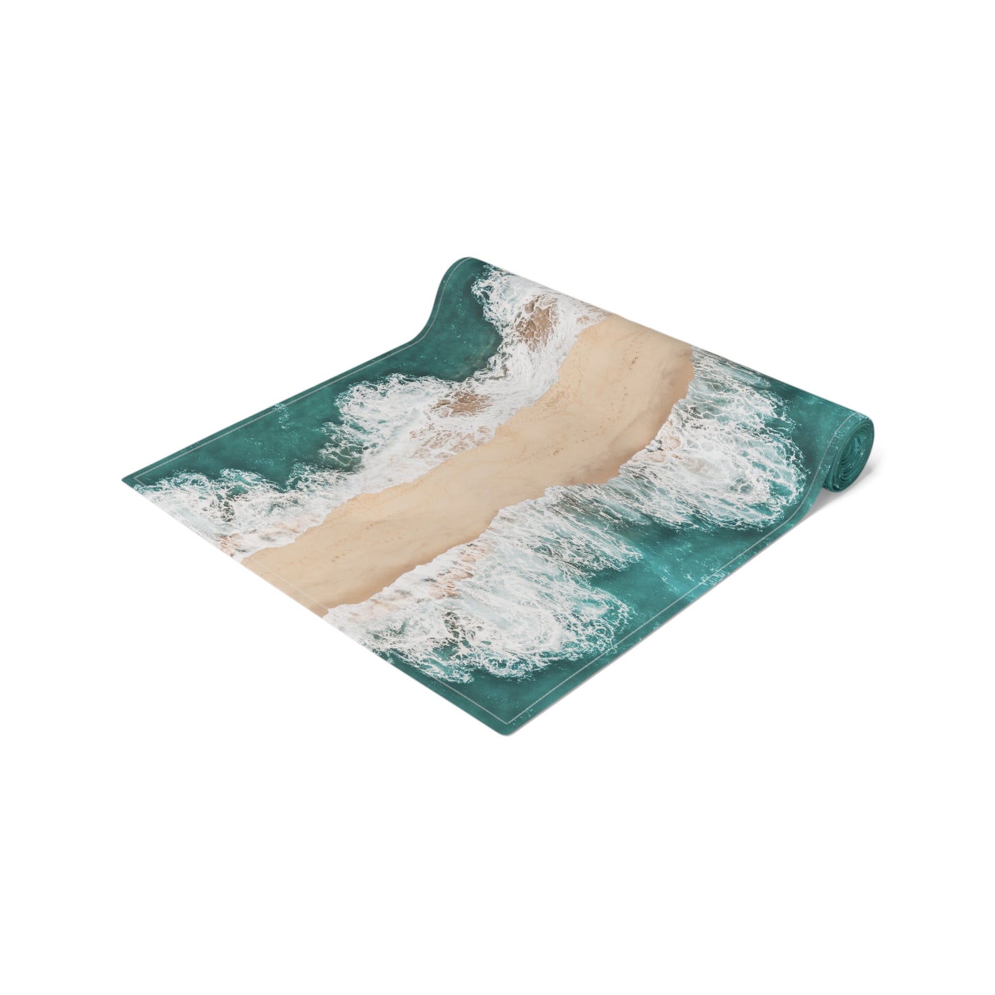 Tischläufer 40 cm x 228 cm Dekoration für den Pessach Seder Das Rote Meer mit dem Torah-Vers 40 cm x 228 cm