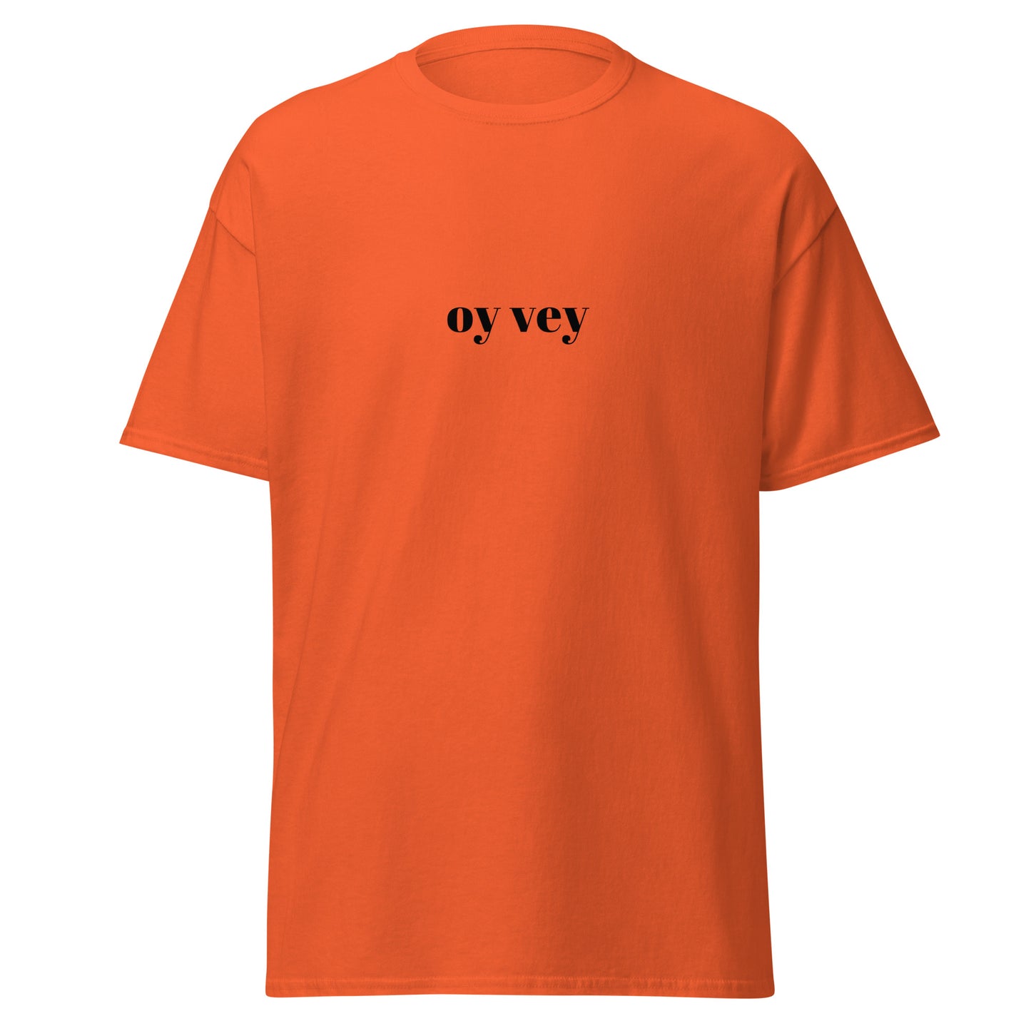 Klassisches T-Shirt "oy vey"