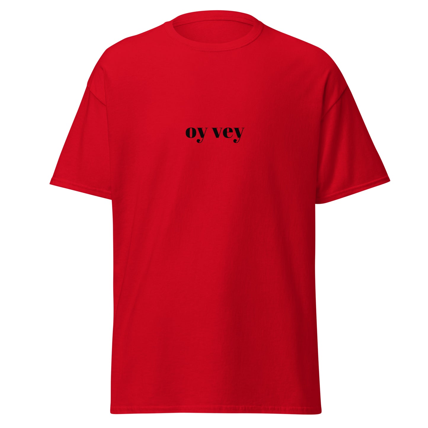 Klassisches T-Shirt "oy vey"