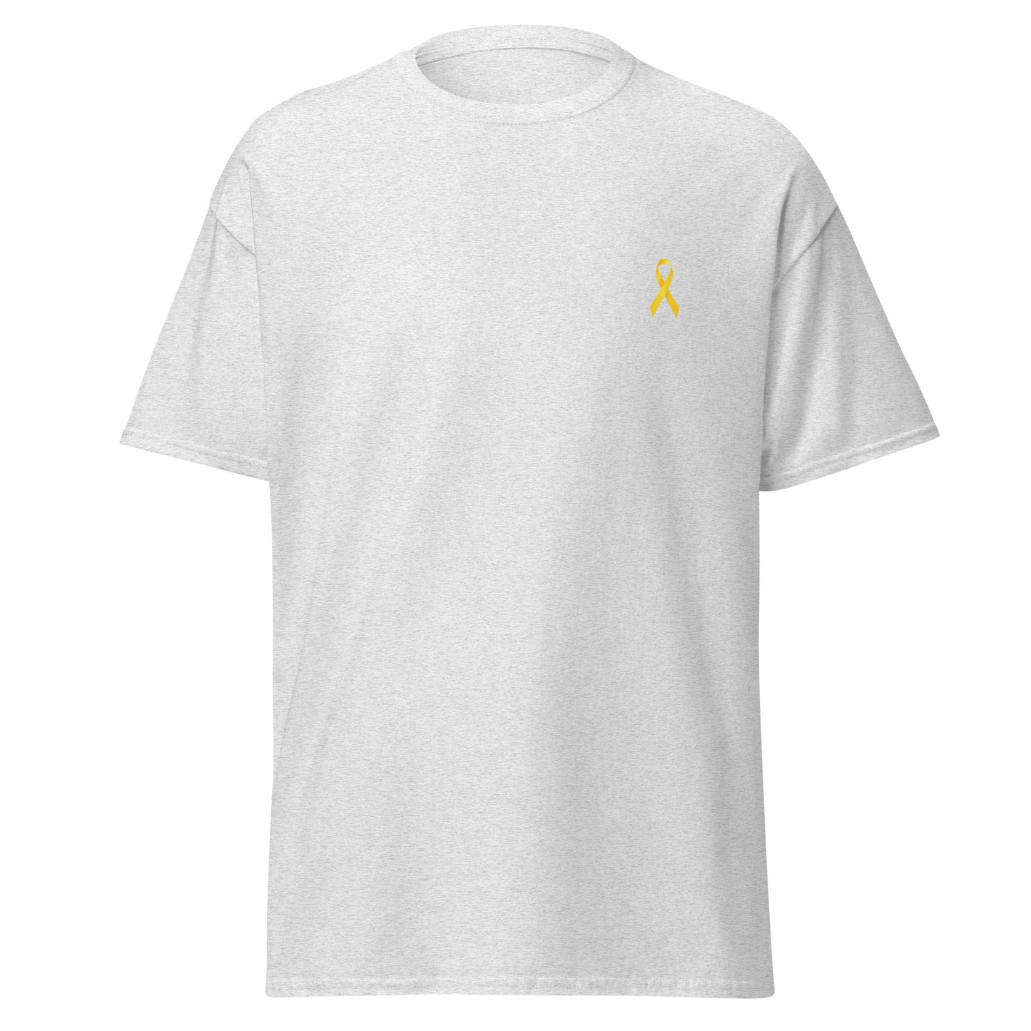 Klassisches Unisex T-Shirt gelbe Schleife, Solidarität mit Israel