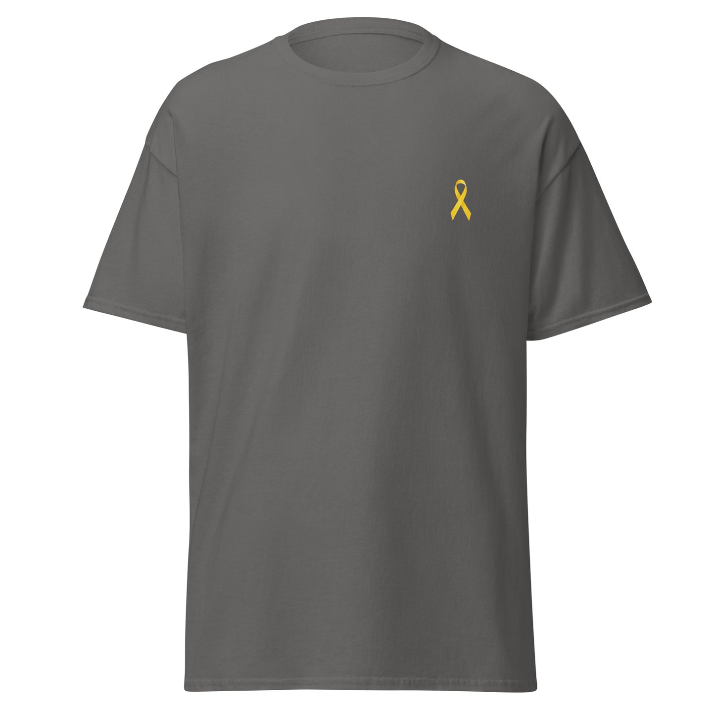 Klassisches Unisex T-Shirt gelbe Schleife, Solidarität mit Israel