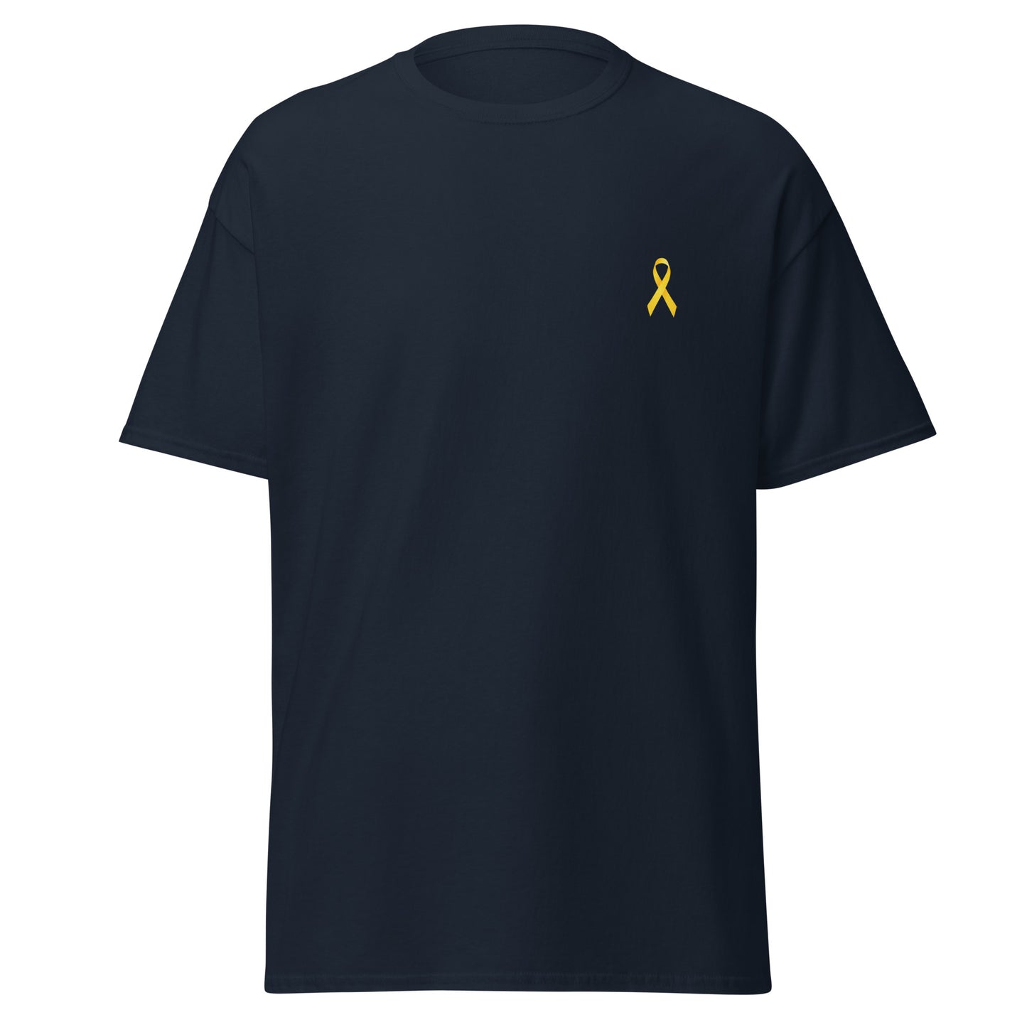 Klassisches Unisex T-Shirt gelbe Schleife, Solidarität mit Israel