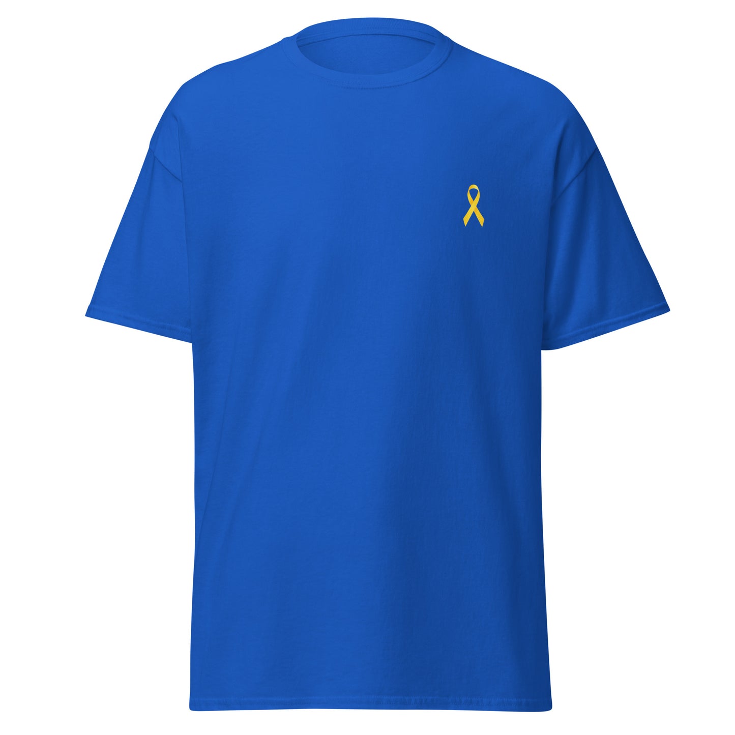 Klassisches Unisex T-Shirt gelbe Schleife, Solidarität mit Israel