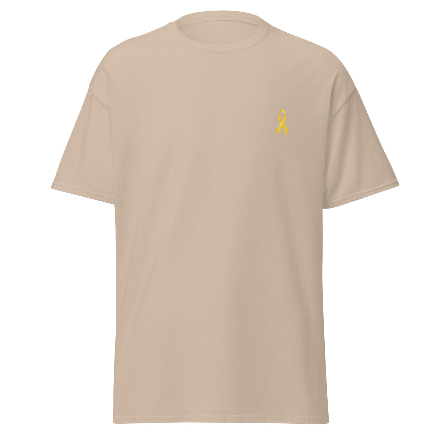 Klassisches Unisex T-Shirt gelbe Schleife, Solidarität mit Israel