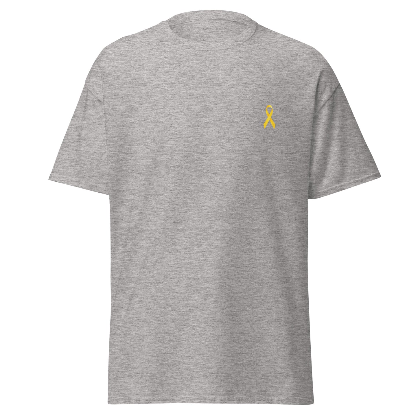 Klassisches Unisex T-Shirt gelbe Schleife, Solidarität mit Israel
