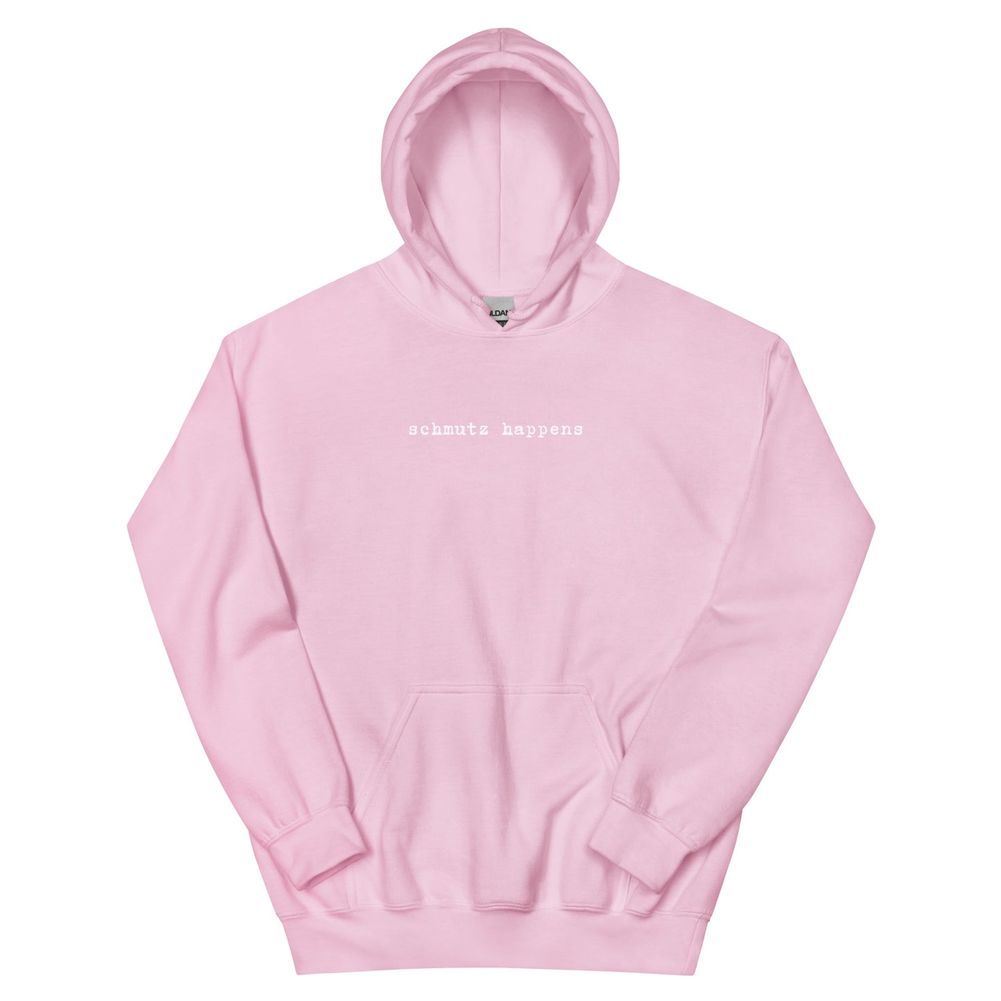 Unisex-Kapuzenpullover – 'Schmutz Happens' – Yiddisches Statement für Humorvolle Fans