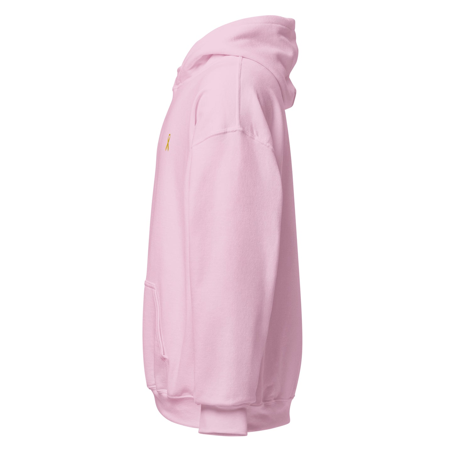 Unisex-Kapuzenpullover gelbe Schleife, Solidarität mit Israel - Zeichen der Unterstützung