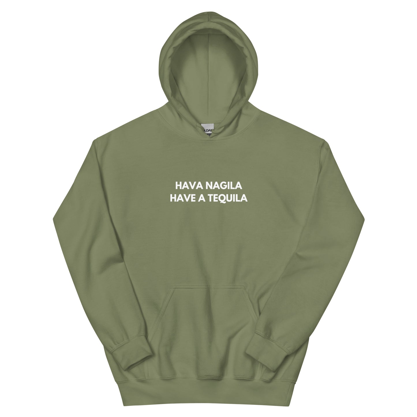 Unisex-Kapuzenpullover – 'Hava Nagila, Have a Tequilla' – Witziges Jüdisches Humor-Design für Feiern und Spaß