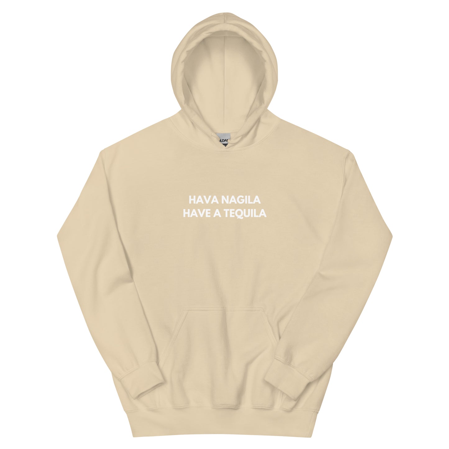 Unisex-Kapuzenpullover – 'Hava Nagila, Have a Tequilla' – Witziges Jüdisches Humor-Design für Feiern und Spaß