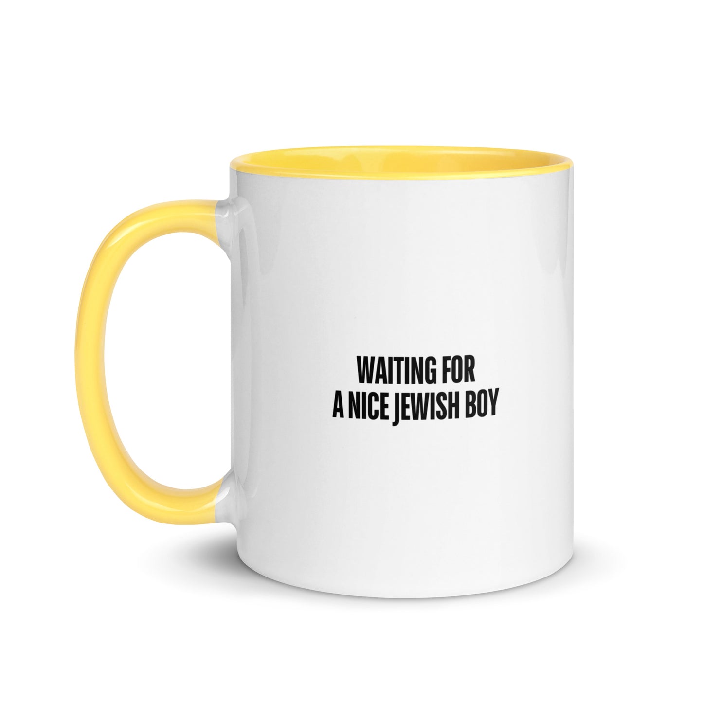 Tasse Waiting for a Nice Jewish Boy, Geschenk für Singles, Jüdischer Humor