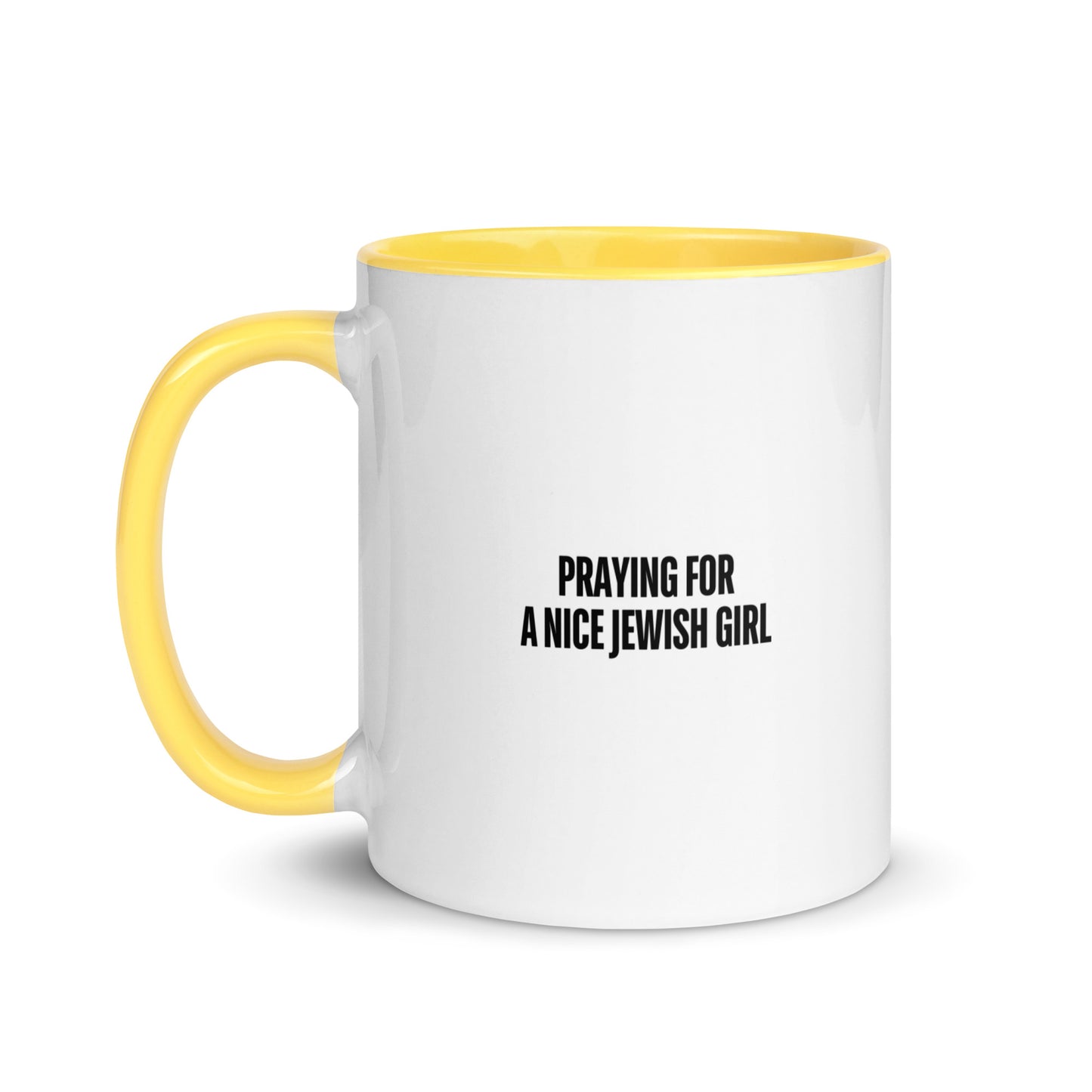 Tasse Praying for a Nice Jewish Girl, Geschenk für Singles, Jüdischer Humor