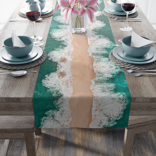 Tischläufer 40 cm x  228 cm Dekoration für den Pessach Seder Das Rote Meer 40 cm x  228 cm