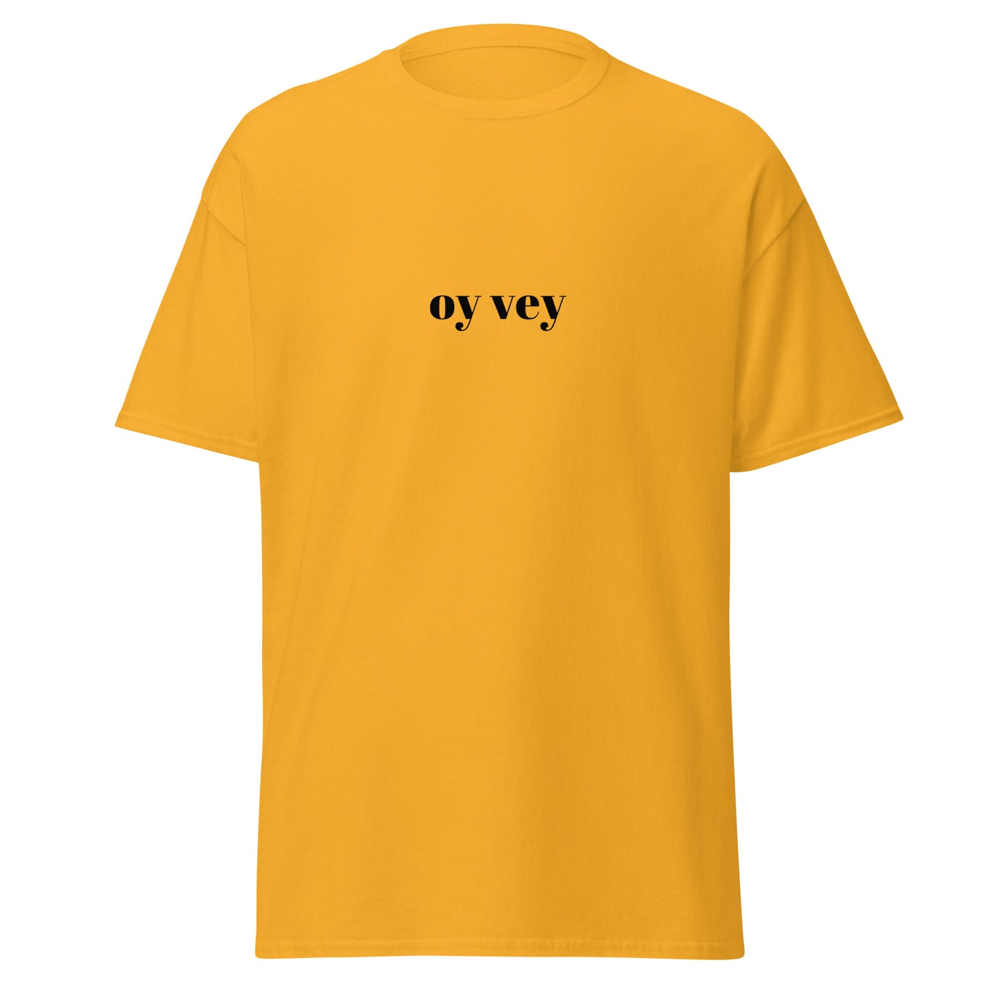 Klassisches T-Shirt "oy vey"