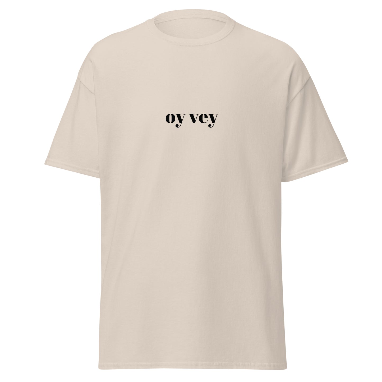 Klassisches T-Shirt "oy vey"