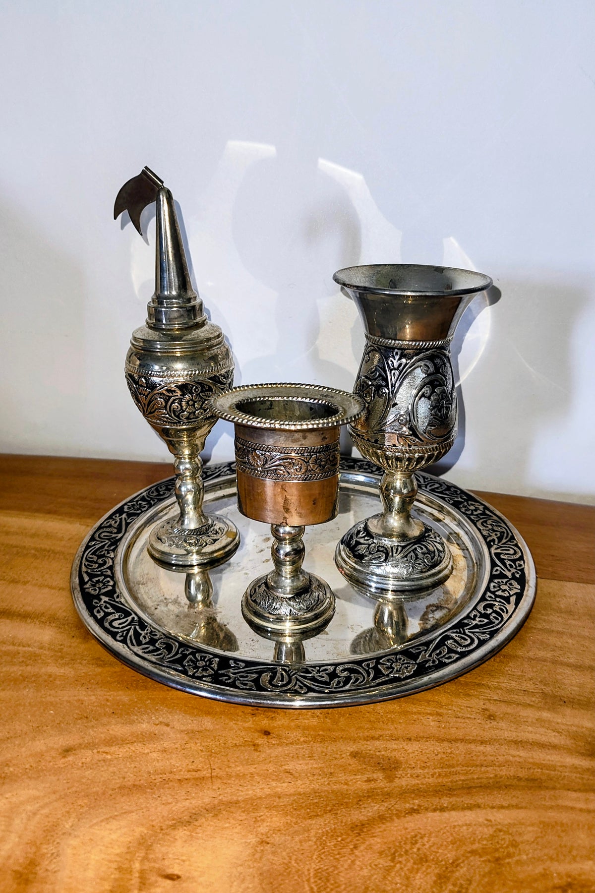 Havdalah-Set versilbert