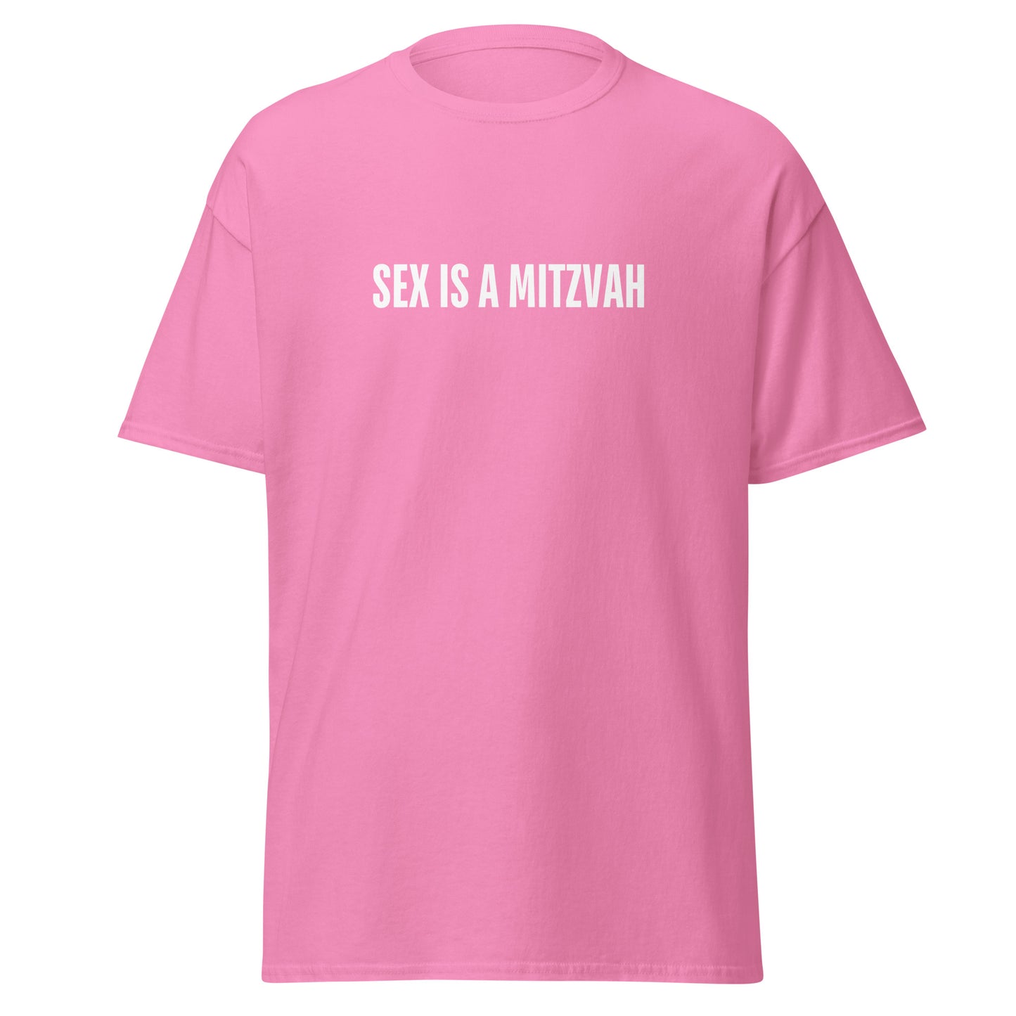 Klassisches Unisex T-Shirt Sex is a Mitzwa, jüdischer Humor
