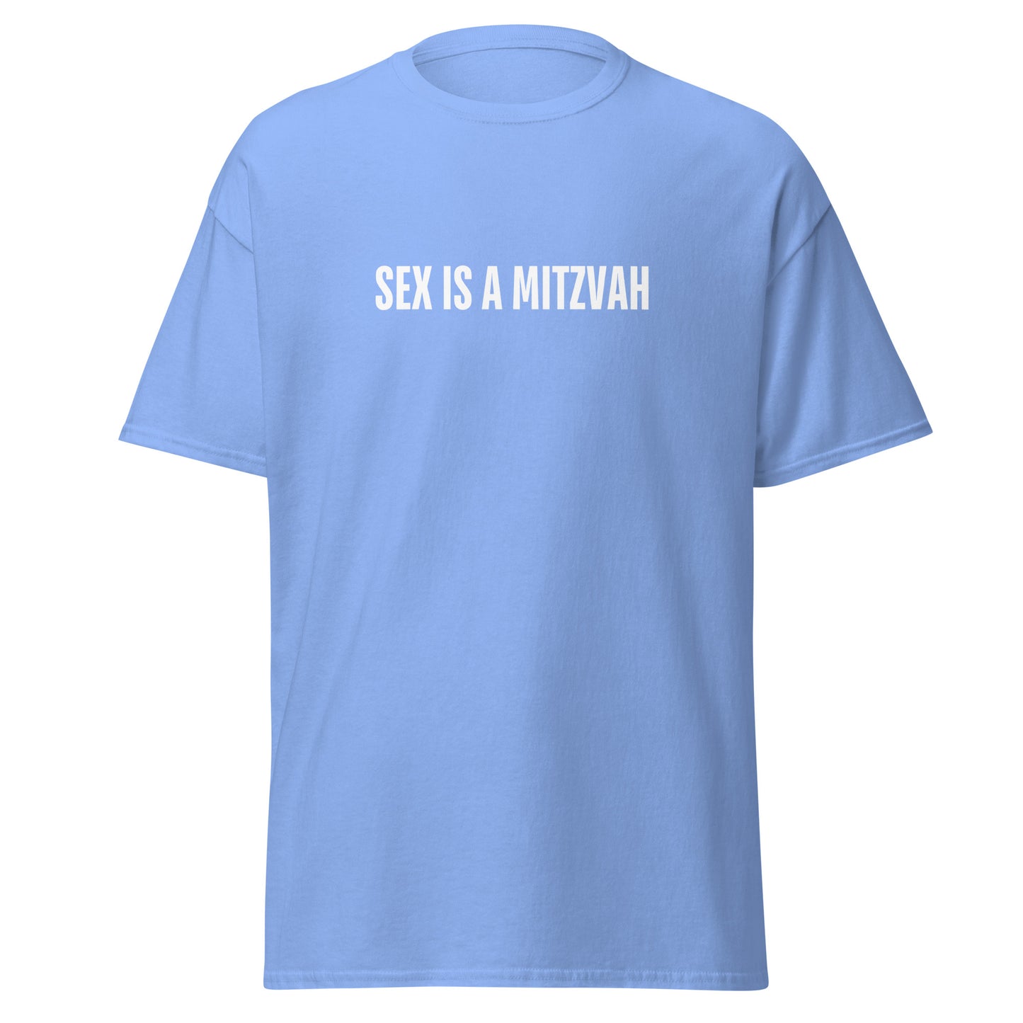 Klassisches Unisex T-Shirt Sex is a Mitzwa, jüdischer Humor