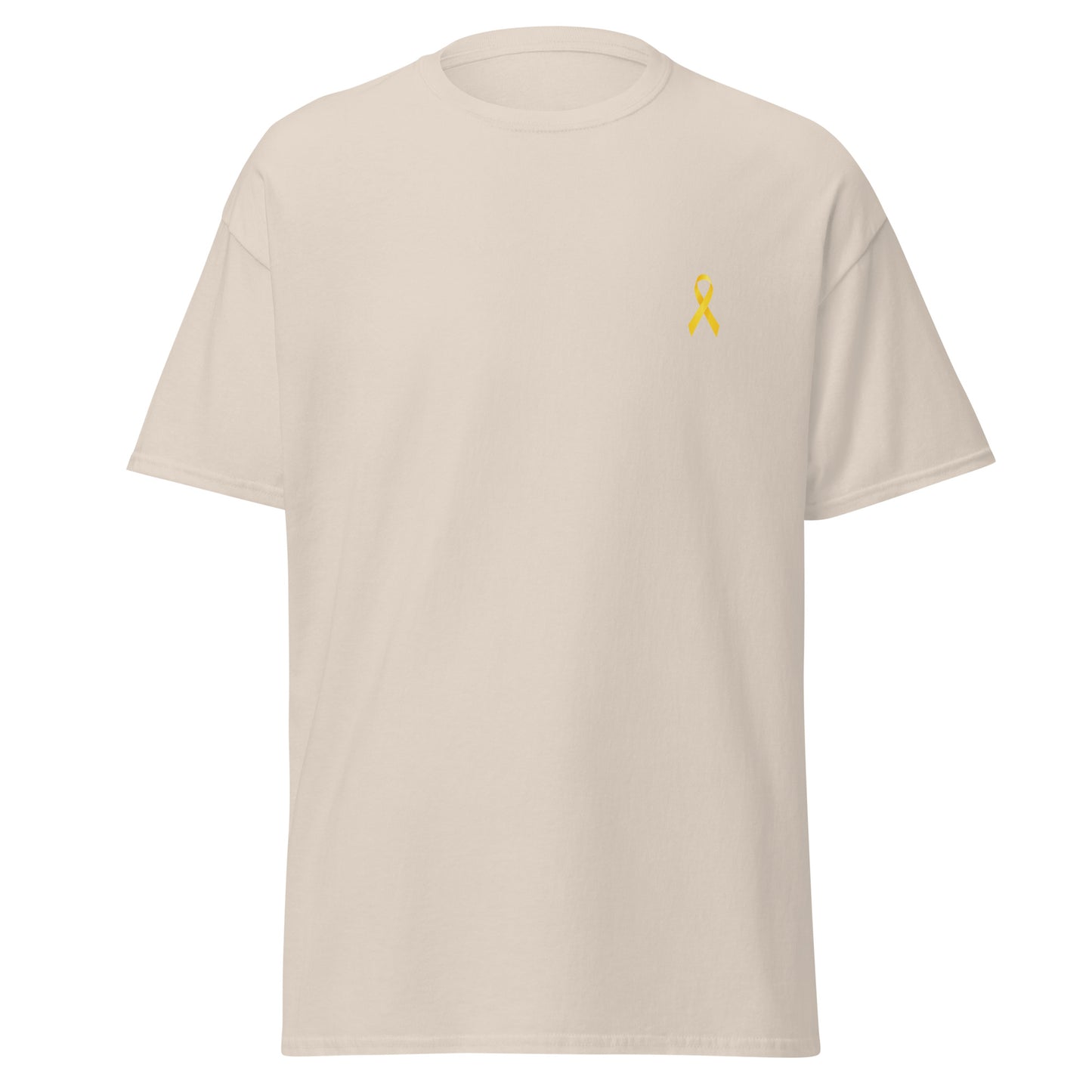 Klassisches Unisex T-Shirt gelbe Schleife, Solidarität mit Israel