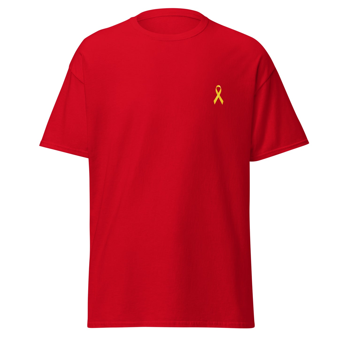 Klassisches Unisex T-Shirt gelbe Schleife, Solidarität mit Israel