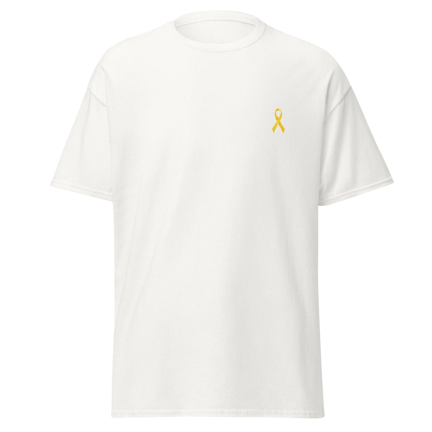 Klassisches Unisex T-Shirt gelbe Schleife, Solidarität mit Israel