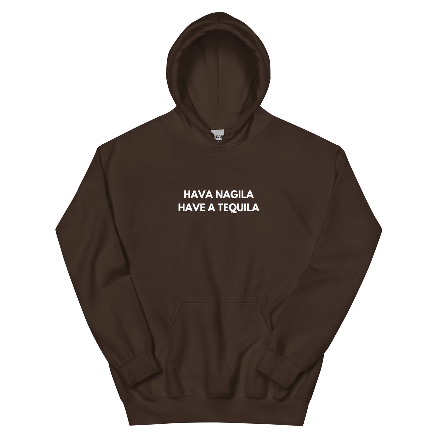 Unisex-Kapuzenpullover – 'Hava Nagila, Have a Tequilla' – Witziges Jüdisches Humor-Design für Feiern und Spaß