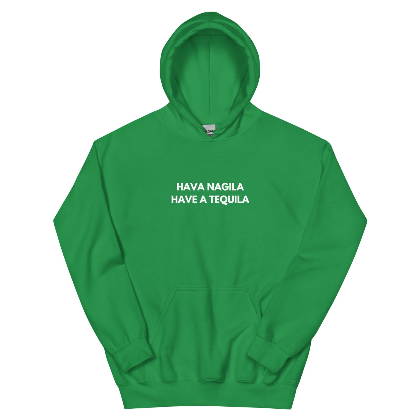 Unisex-Kapuzenpullover – 'Hava Nagila, Have a Tequilla' – Witziges Jüdisches Humor-Design für Feiern und Spaß