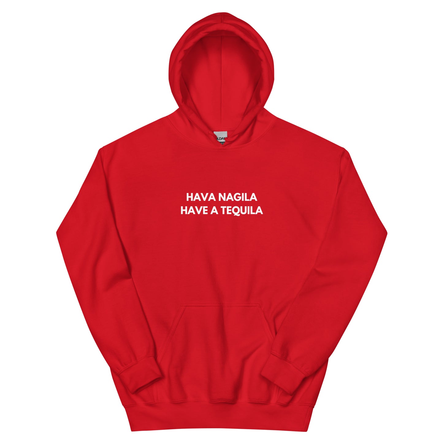 Unisex-Kapuzenpullover – 'Hava Nagila, Have a Tequilla' – Witziges Jüdisches Humor-Design für Feiern und Spaß