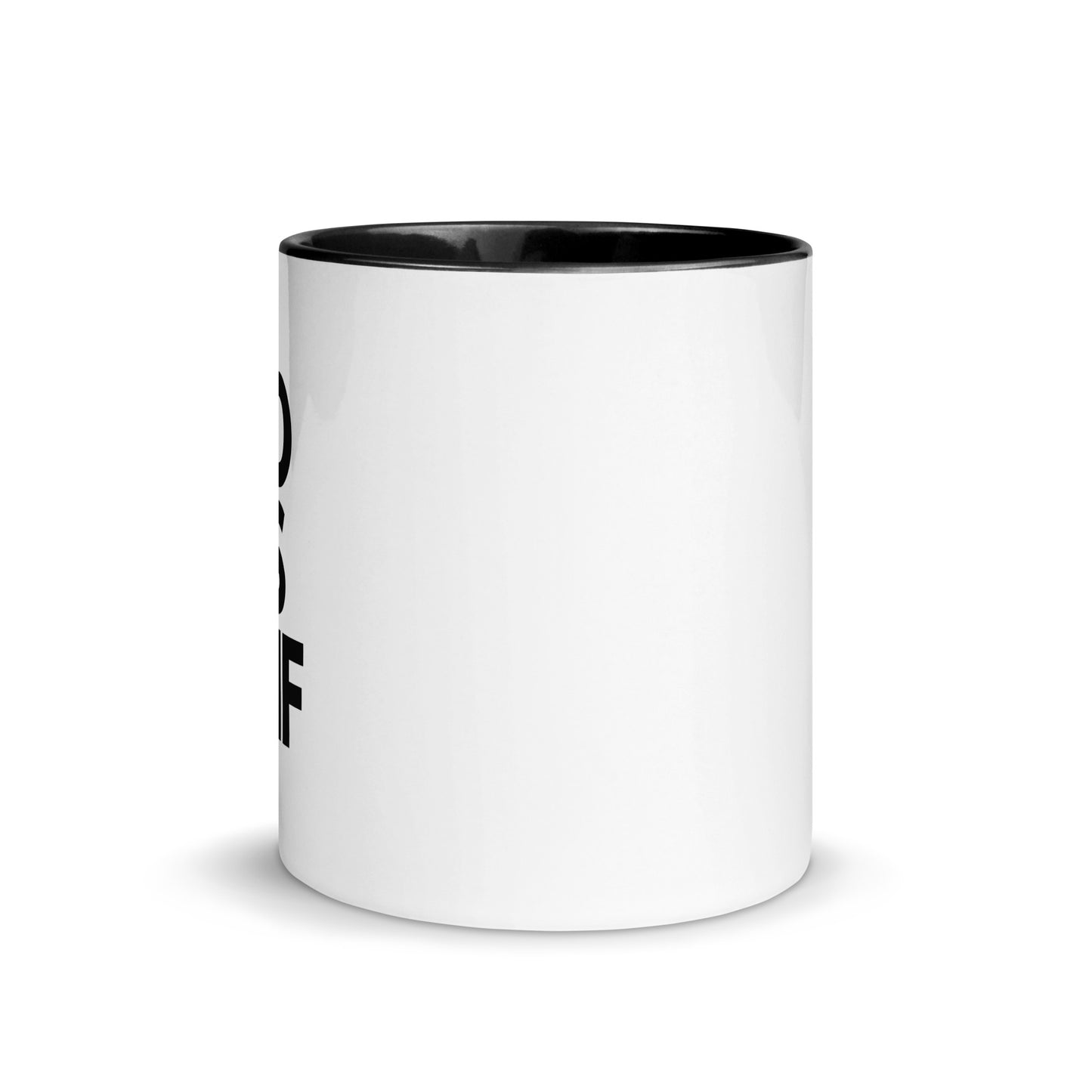 Tasse mit farbiger Innenseite "UNO, DOS, TREIF"