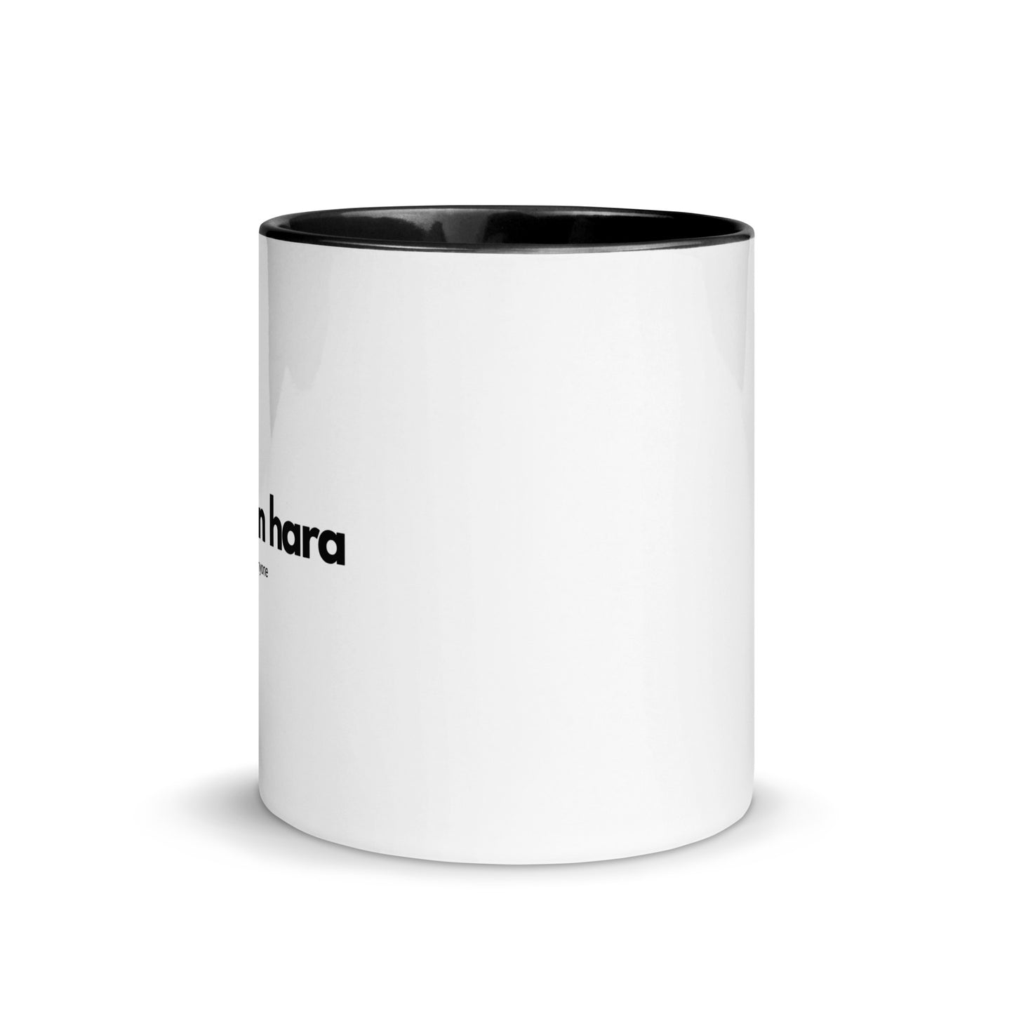 Tasse mit farbiger Innenseite "I love lashon hara"