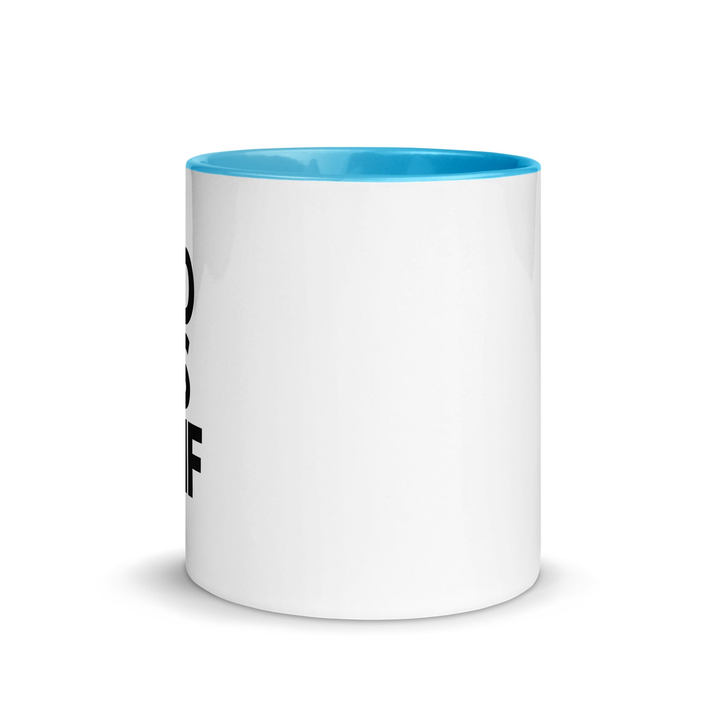 Tasse mit farbiger Innenseite "UNO, DOS, TREIF"