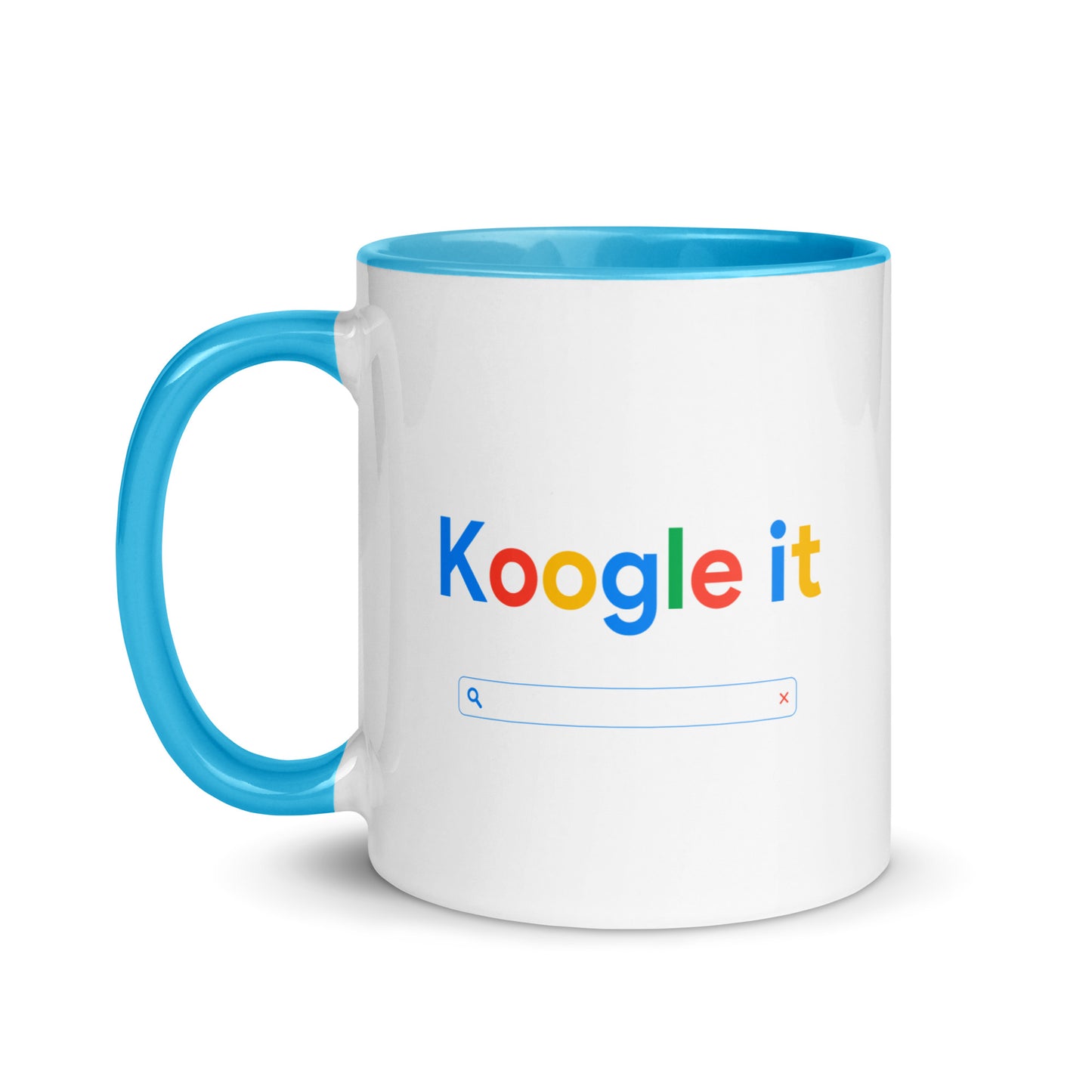 Tasse mit farbiger Innenseite "Koogle it"