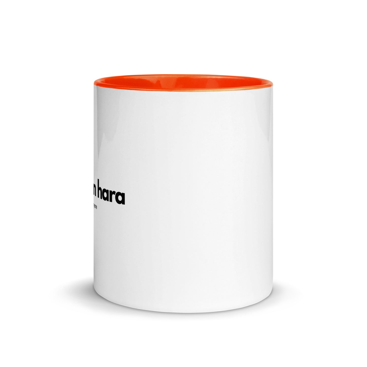 Tasse mit farbiger Innenseite "I love lashon hara"