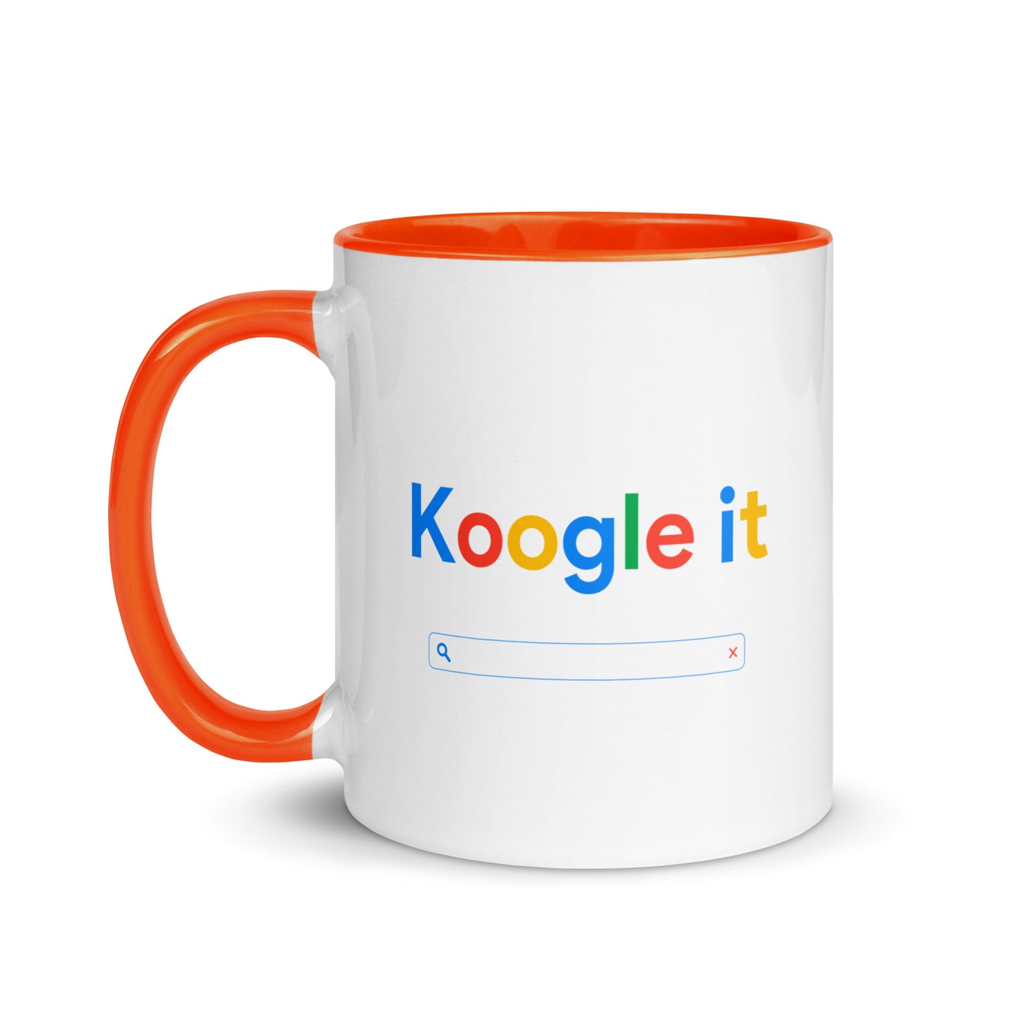 Tasse mit farbiger Innenseite "Koogle it"