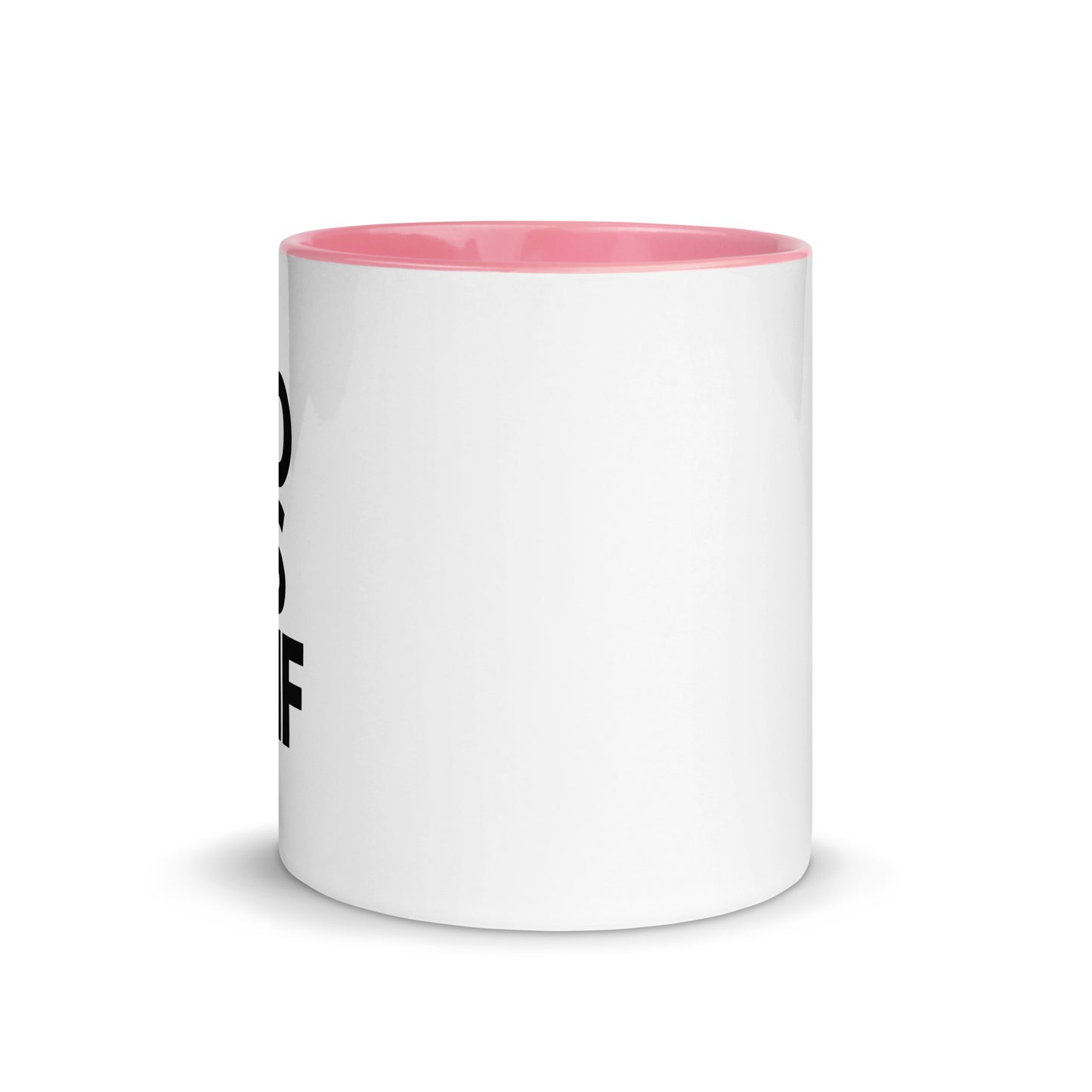 Tasse mit farbiger Innenseite "UNO, DOS, TREIF"