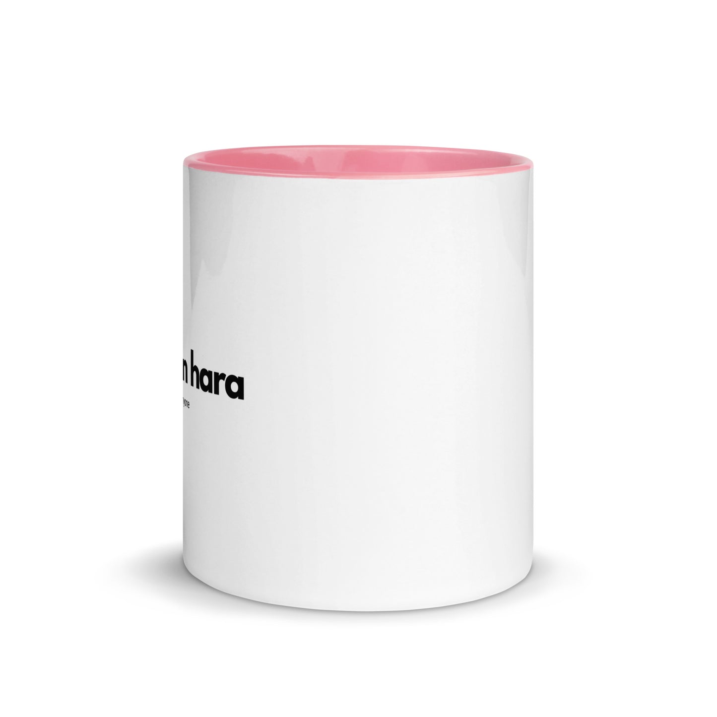 Tasse mit farbiger Innenseite "I love lashon hara"