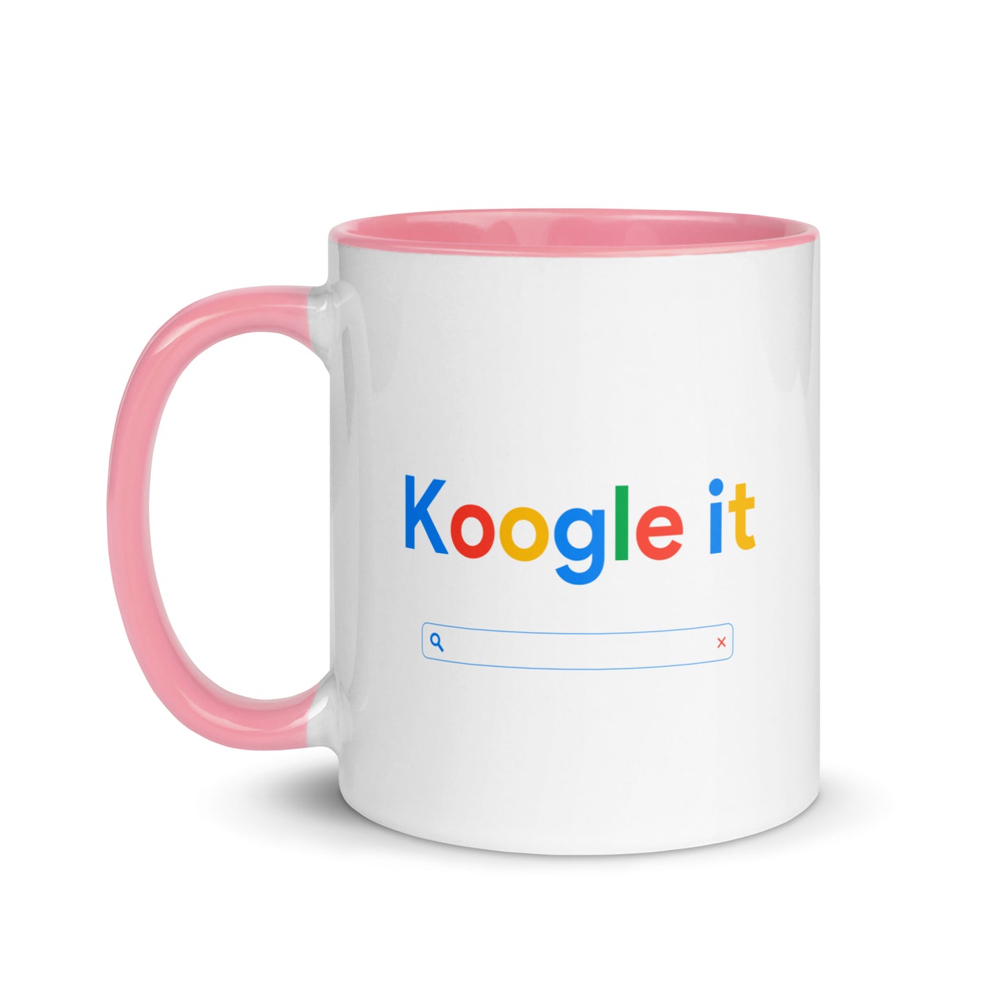 Tasse mit farbiger Innenseite "Koogle it"
