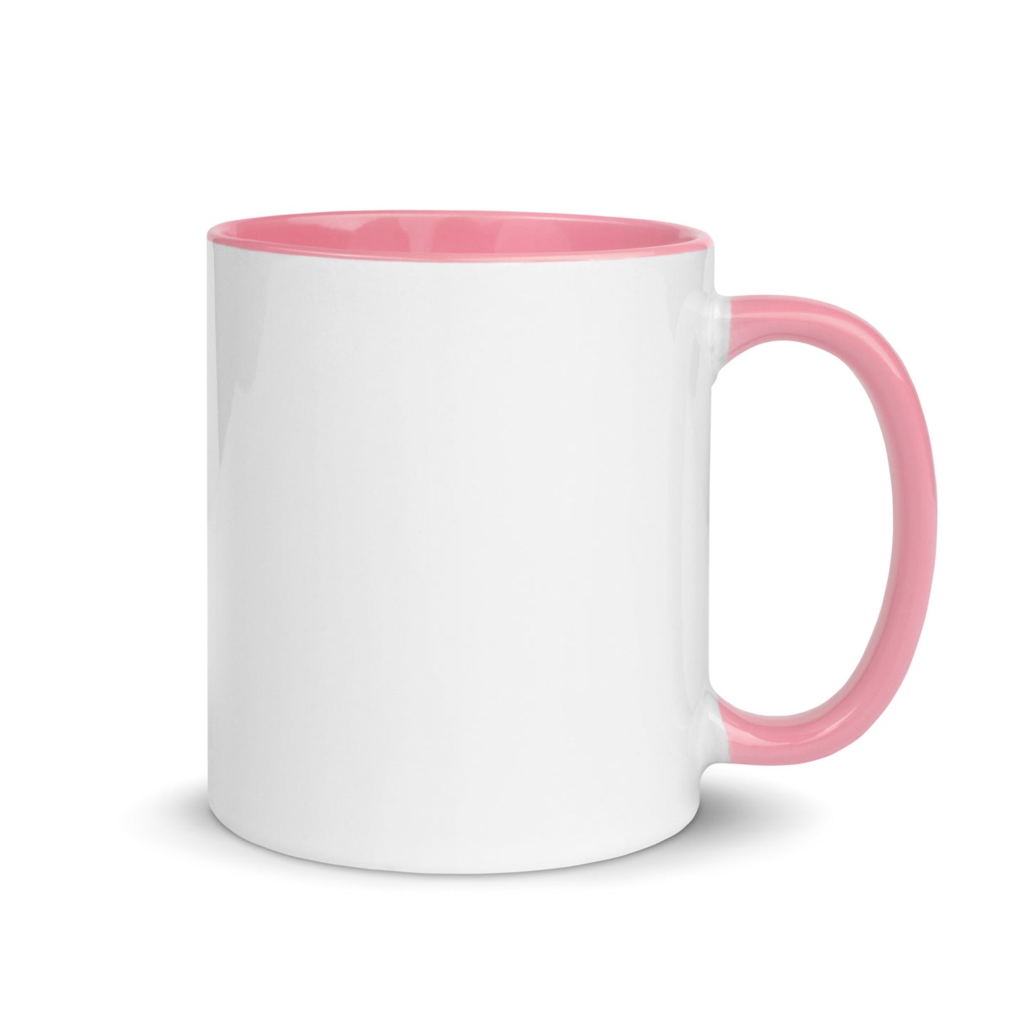Tasse mit farbiger Innenseite "UNO, DOS, TREIF"