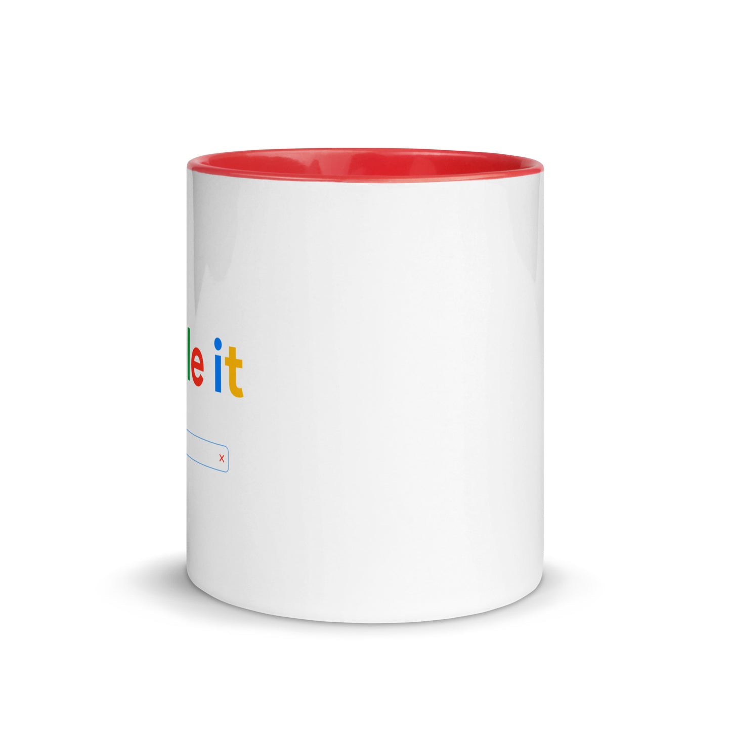 Tasse mit farbiger Innenseite "Koogle it"