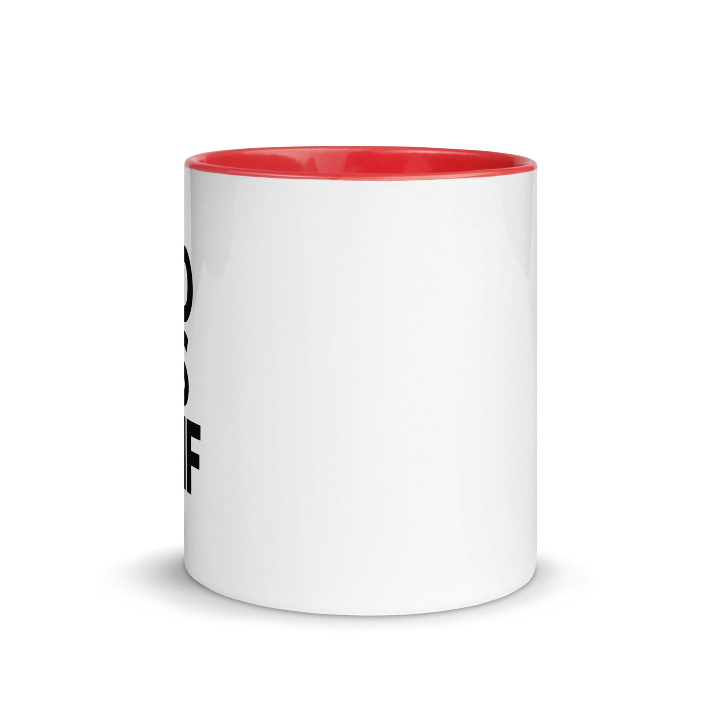 Tasse mit farbiger Innenseite "UNO, DOS, TREIF"