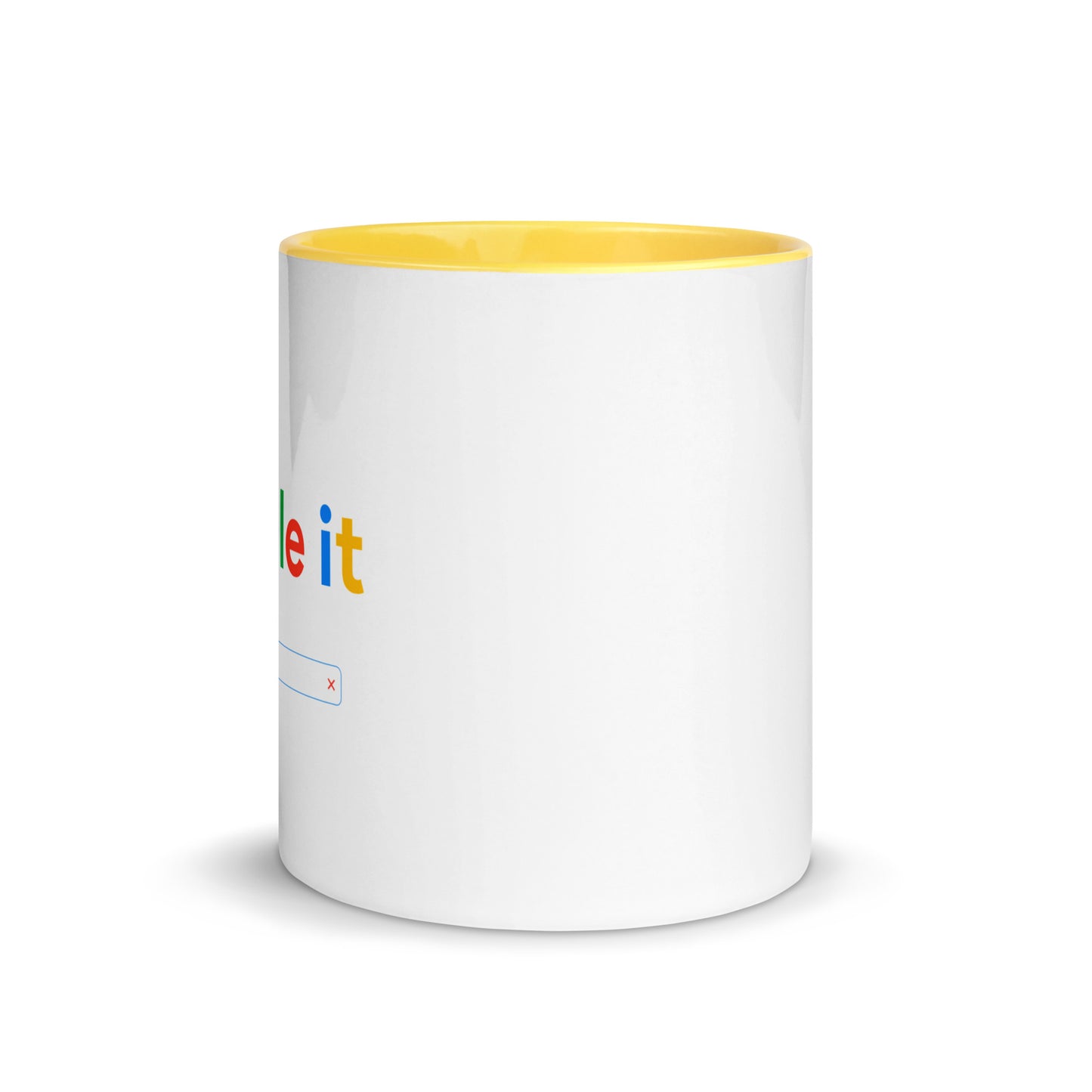 Tasse mit farbiger Innenseite "Koogle it"